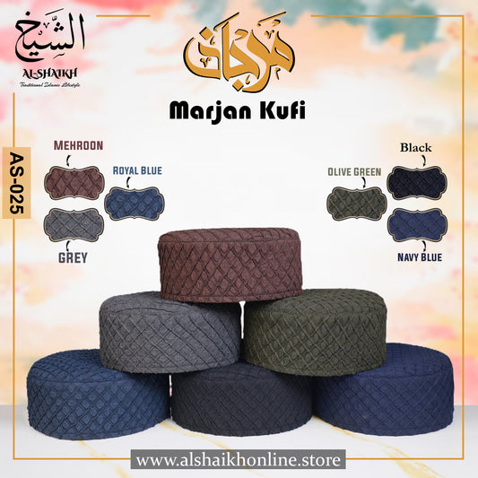 Marjan Kufi Prayer Cap