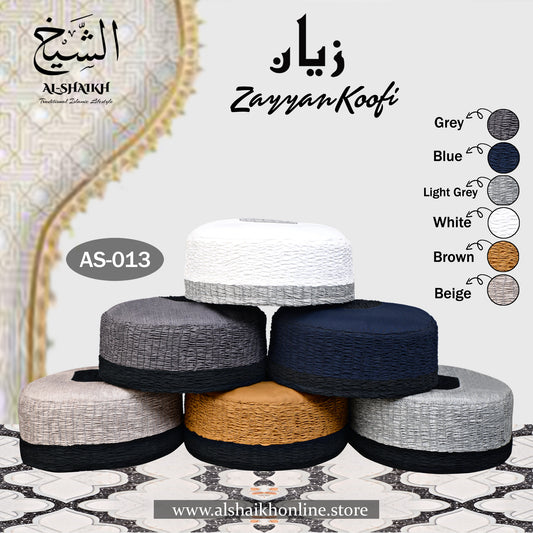 Zayyan Kufi Prayer Caps 