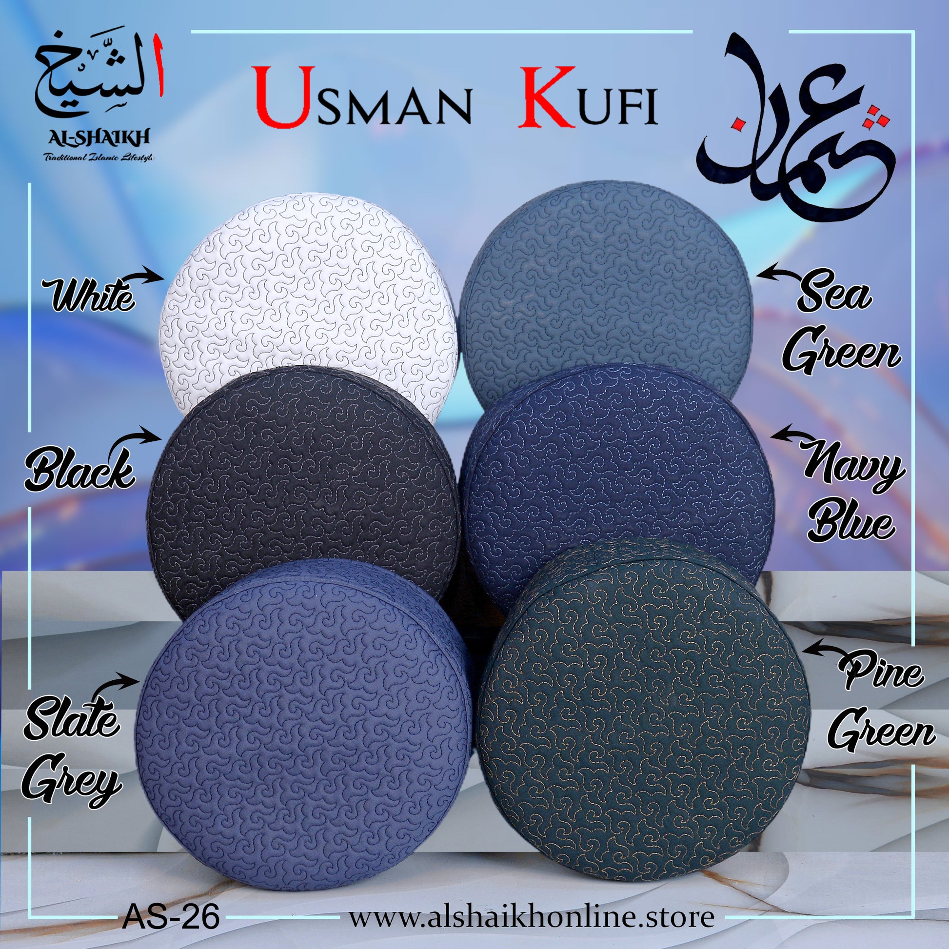 Usman Kufi Prayer Caps